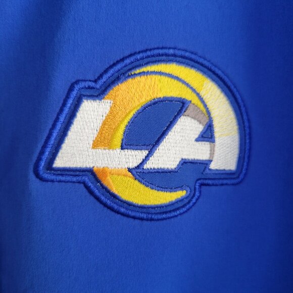 NWT Nike Los Angeles Rams On Field Short Sleeve Windbreaker Size L - Picture 7 of 15